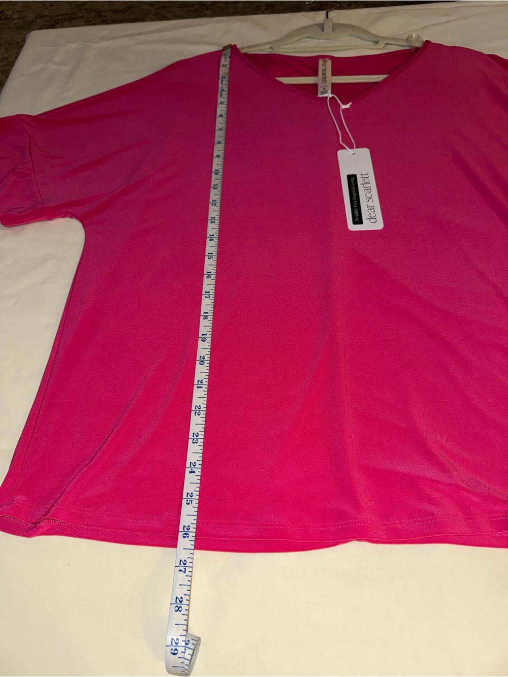 NWT Dear Scarlett Cabana 2-Piece Travel Set - Vibrant Fuchsia / Hot Pink - Picture 7 of 13